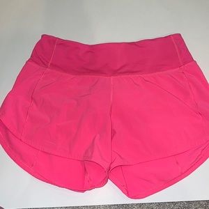 4' Pink Lululemon Speed Ups Size 4